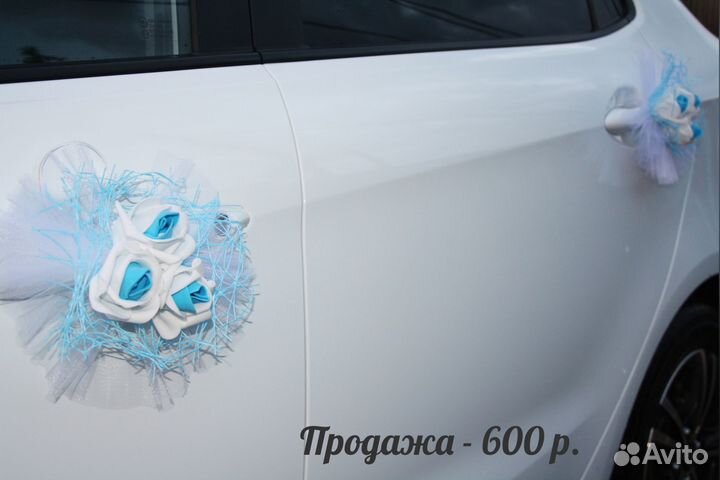 Свадебные украшения на машины