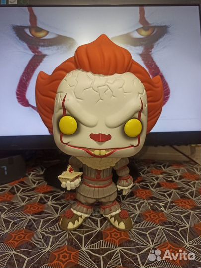 Фигурка Funko Pop Pennywise It 786 Jumbo 10 inch