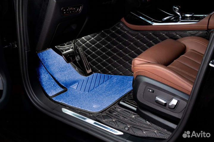 3D Коврики Mercedes Салон Багажник из Экокожи