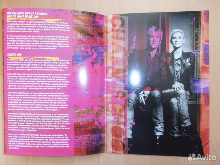 Roxette Live 2012 Tour Book