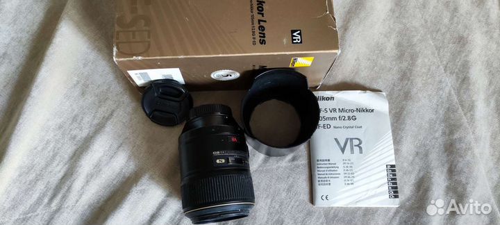 Объектив AF-S micro Nikon 105 mm 2.8 G ED WR