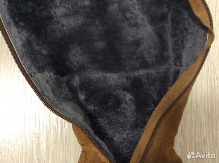 Зимние замшевые сапоги Италия 40 р