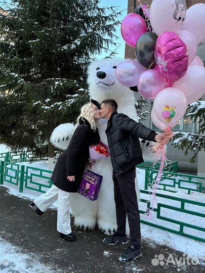 Белый Медведь Аниматор Ростовая кукла Доставка