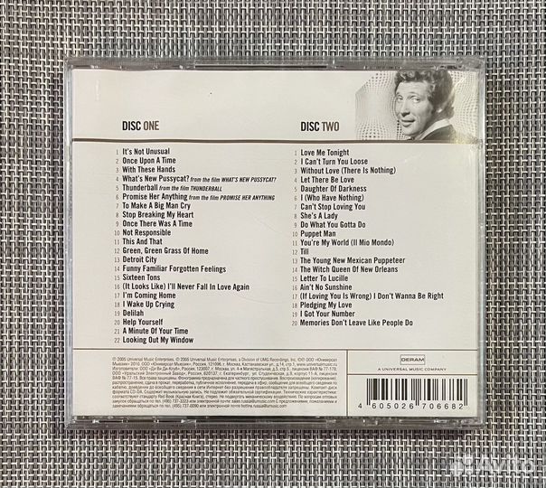 Tom Jones - Gold 2CD Rus