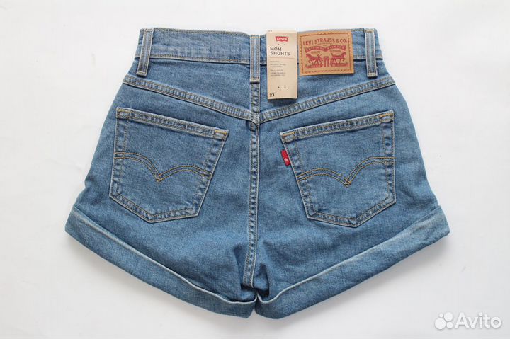 Levis Mom Shorts Джинсовые Шорты Новые Оригинал