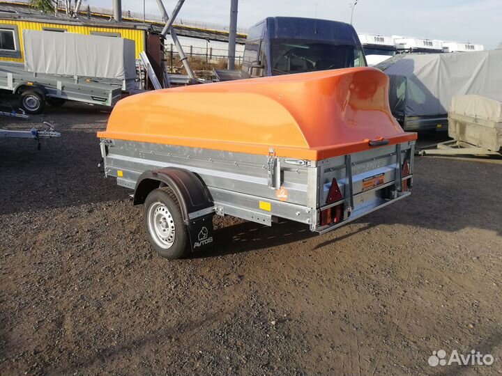 Прицеп легковой Автос с пластиковой крышкой