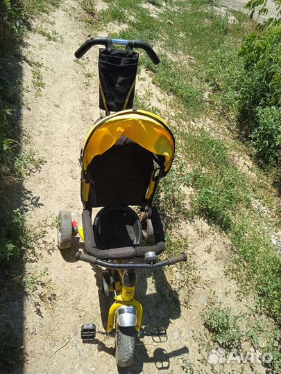 Детский велосипед с родительской ручкой