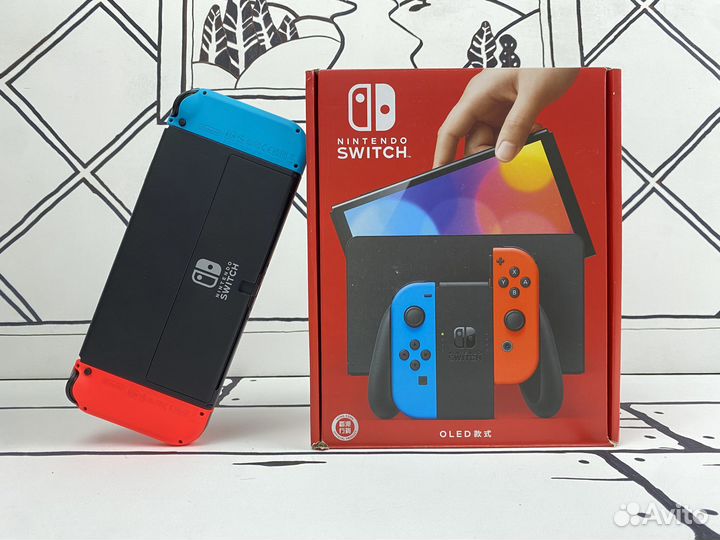 Новый Прошитый Nintendo switch oled