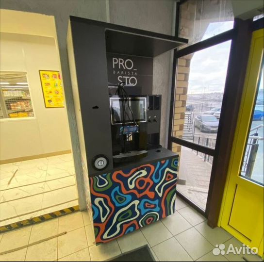 Вендинговый автомат кофе новый
