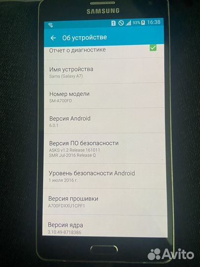 Samsung Galaxy A7 SM-A700FD, 2/16 ГБ