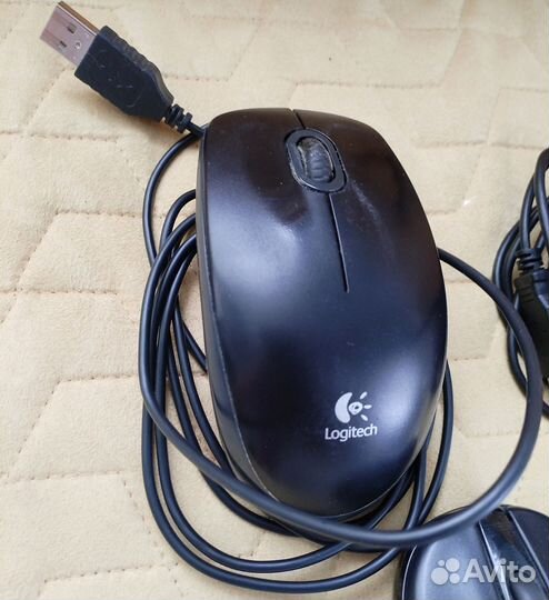 Мышь Logitech b100, A4Tech N-400, Genius GM-04010A