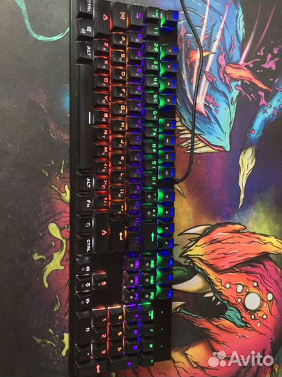 Механическая клавиатура Oklick 940G Vortex Черная