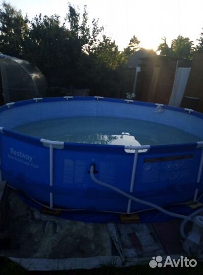Каркасный бассейн бу