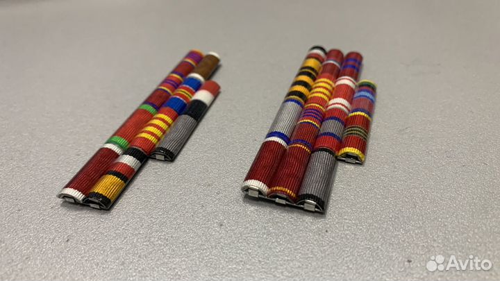 Колодки, знаки ранения, наградные планки