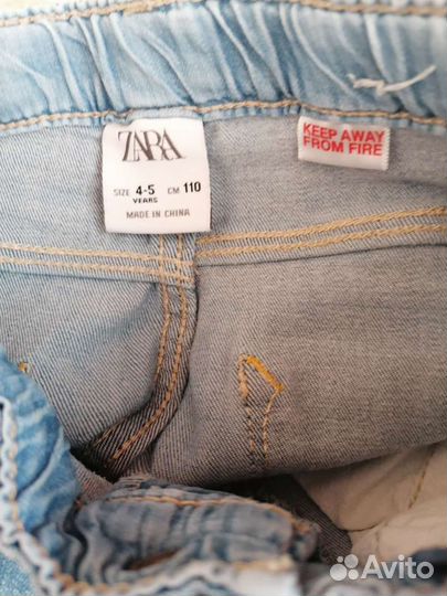 Джинсы на мальчика 110 см