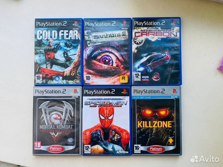 Диски PS2 лицензия