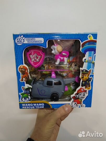 Щенячий патруль скай на вертолёте трансформер