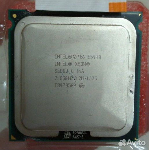 Процессор Xeon E5440 2.83 Ггц 4-ядра 775 сокет