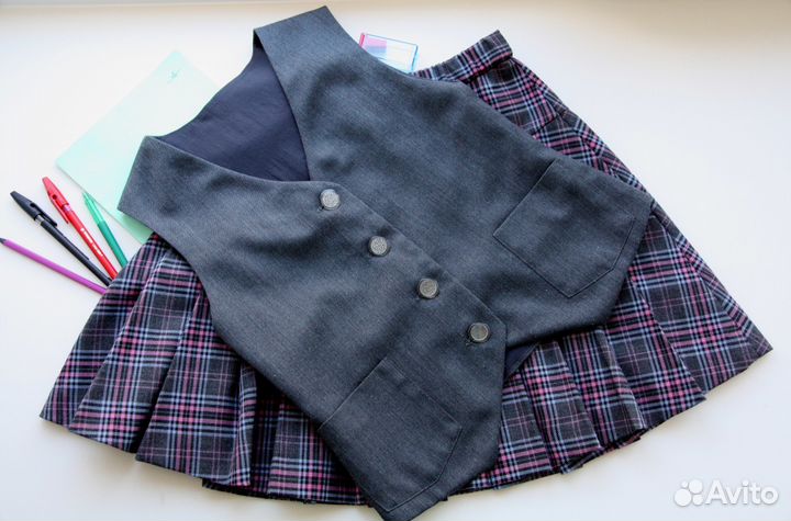 Школьная форма для девочки рост 128 см