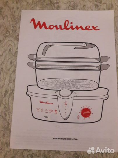 Пароварка электрическая Moulinex