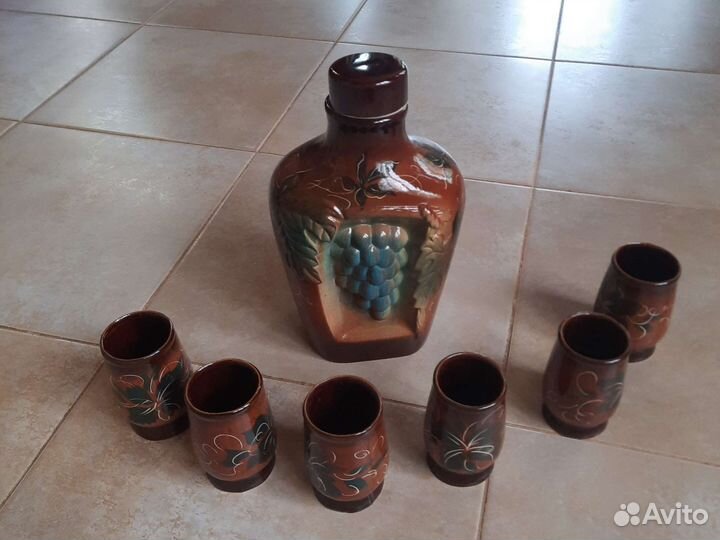 Набор для вина керамический