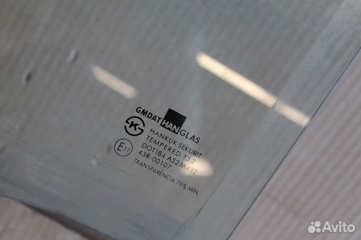 Стекло двери задней левой Chevrolet Aveo T200 2003