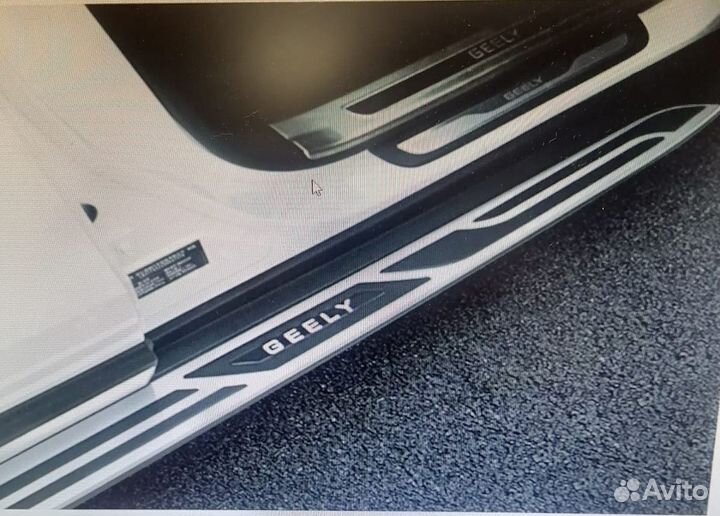 Пороги для Geely Atlas