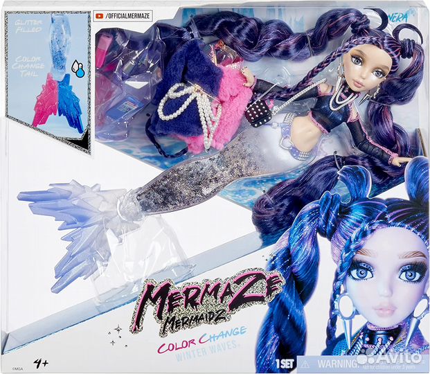 Кукла Русалка Мермайд Mermaidz Winter Nera Нера