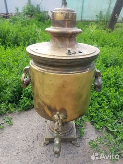 Самовар угольный старинный