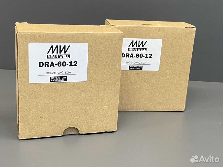 Mean Well DRA-60-12 новый, 2 шт