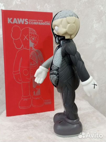 Kaws anatomy 38cm цвет серый