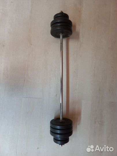 Штанга с блинами бу