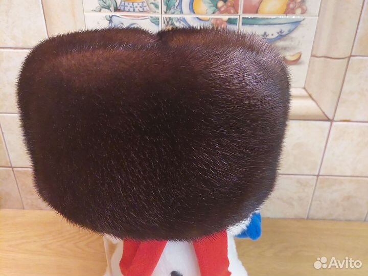 Шапка норковая р.58 см