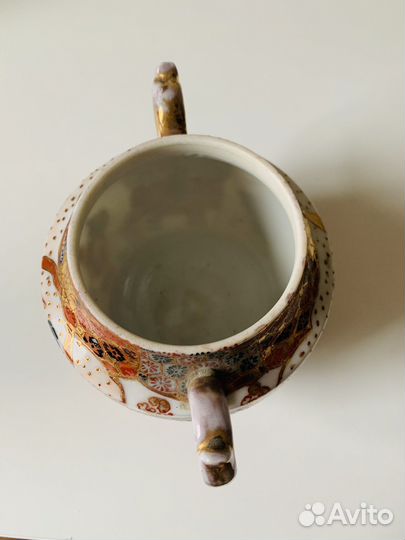 Фарфоровая сахарница япония