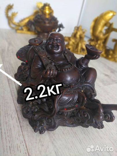 Металл Латунь Хоттей статуэтка богатство