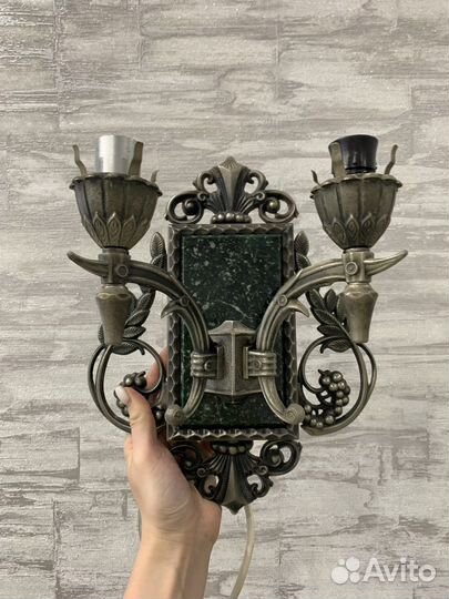 Бра СССР Уральская «Рябинушка» раритет зик