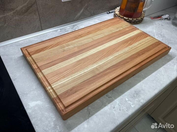 Доска разделочная бук, ясень 500х300х20 мм