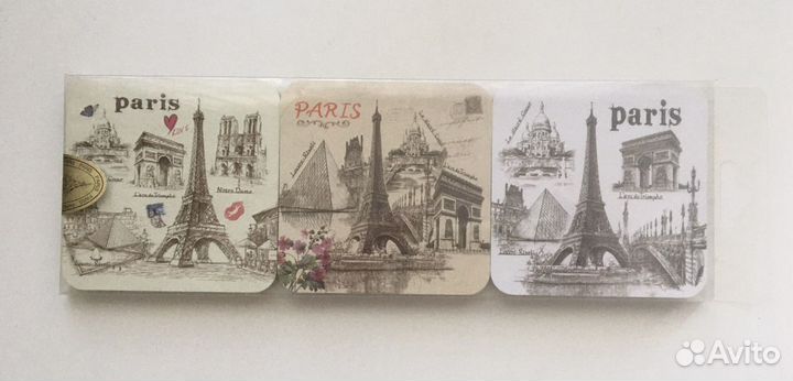 Подставки под стаканы и кружки набор 6 шт