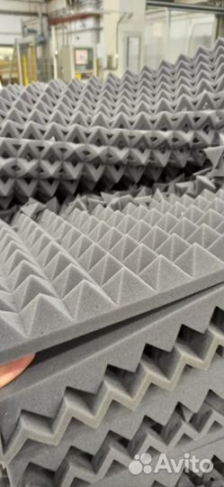 Акустический поролон пирамида, шумоизоляция