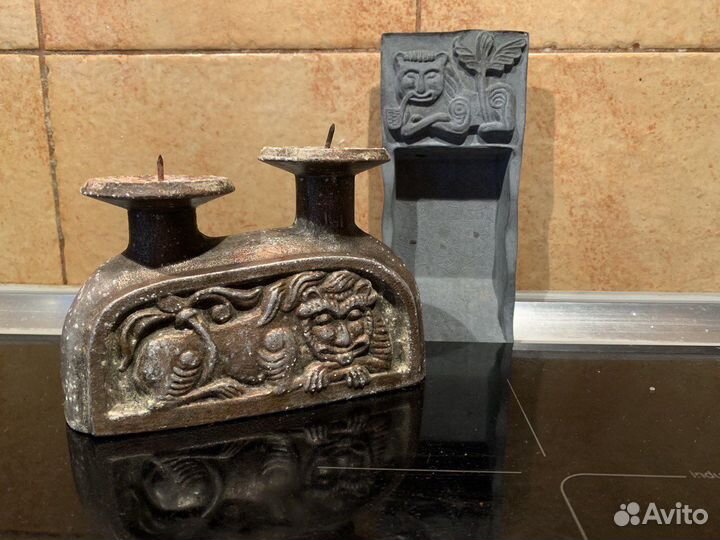 Пепельница и подсвечник