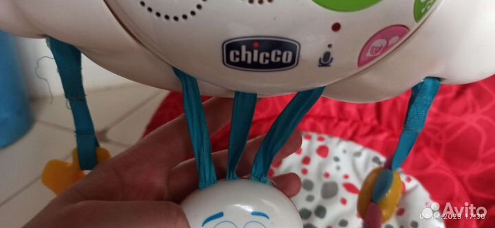 Шезлонг детский chicco balloon