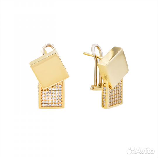 Серьги золотые