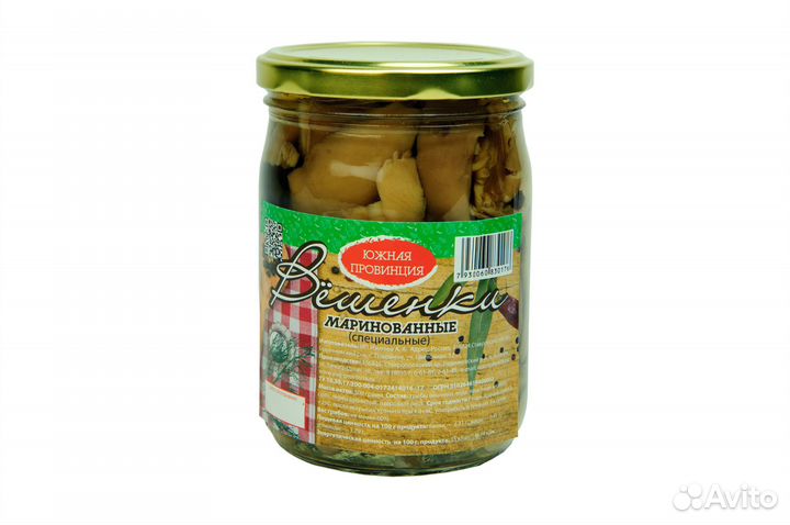 Грибы маринованные вешенки