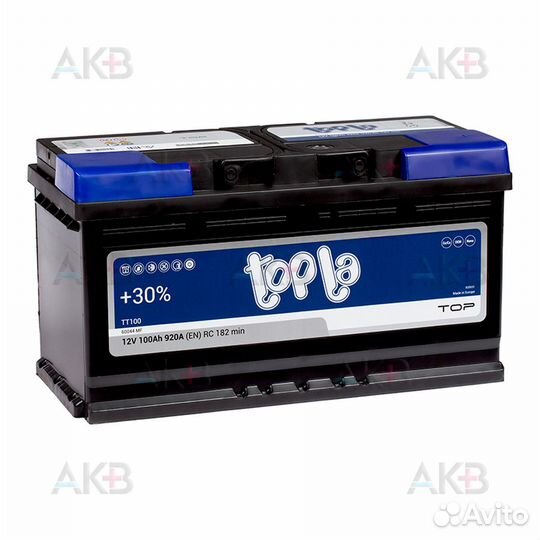 Аккумулятор автомобильный Topla Top 100R (920A 353