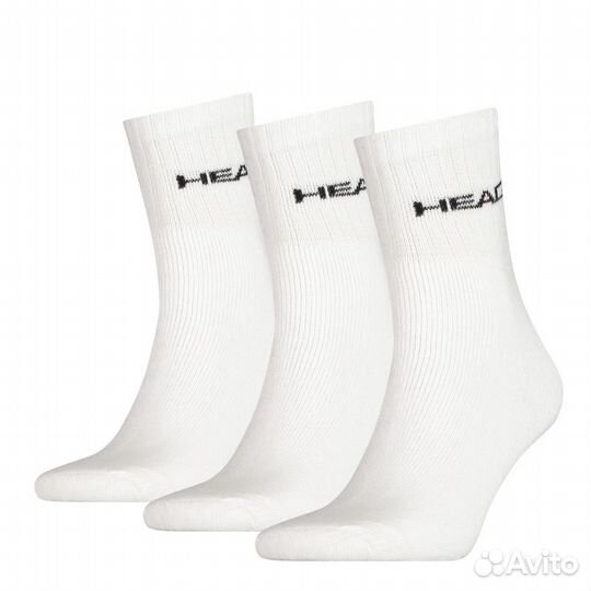 Носки head Short Crew 3P Белые (43-46)