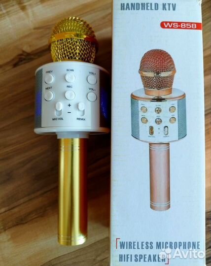Караоке блютуз микрофон Ws 858