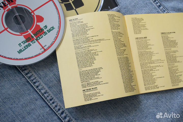 Диск: Public Enemy “It Takes a Nation” CD 1988