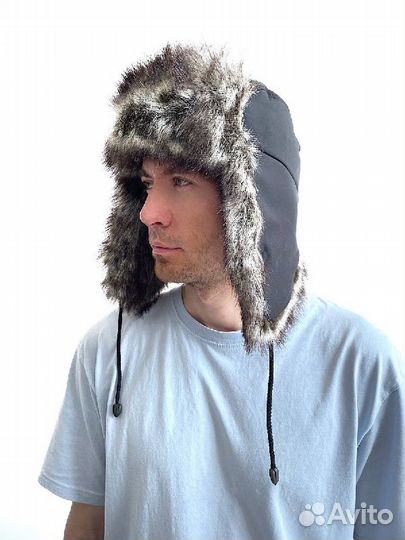 Шапка-ушанка теплая, новая размер 58. 60, 61