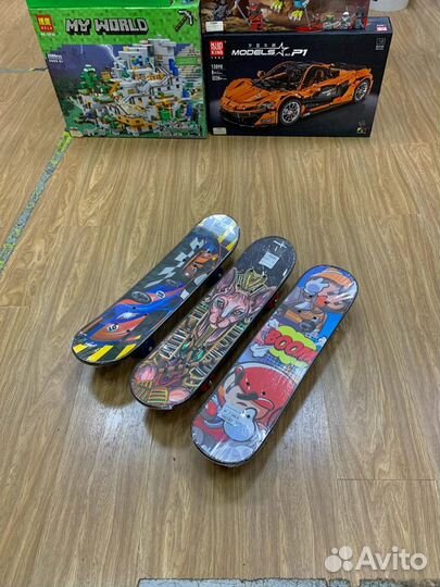 Скейтборд деревянный