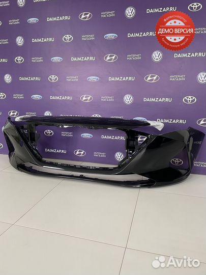 Бампер передний Hyundai solaris 2 (2020) черный